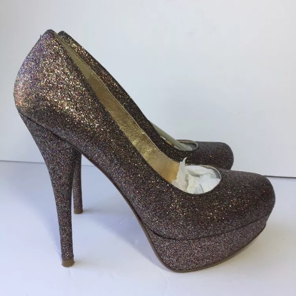 Steve Madden Glitter CARYSSAG Size 7.5 - Picture 4 of 8